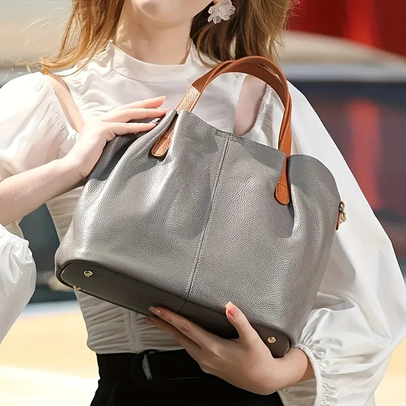 Farringdon Vegan Leather Bucket Bag