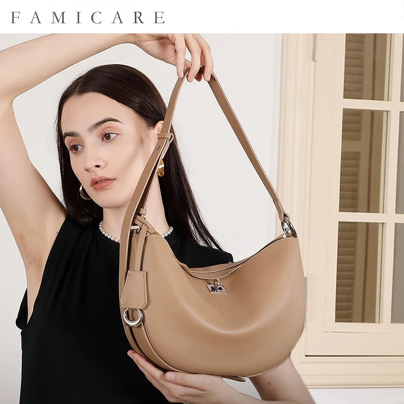Highgate Genuine Leather Hobo Bag