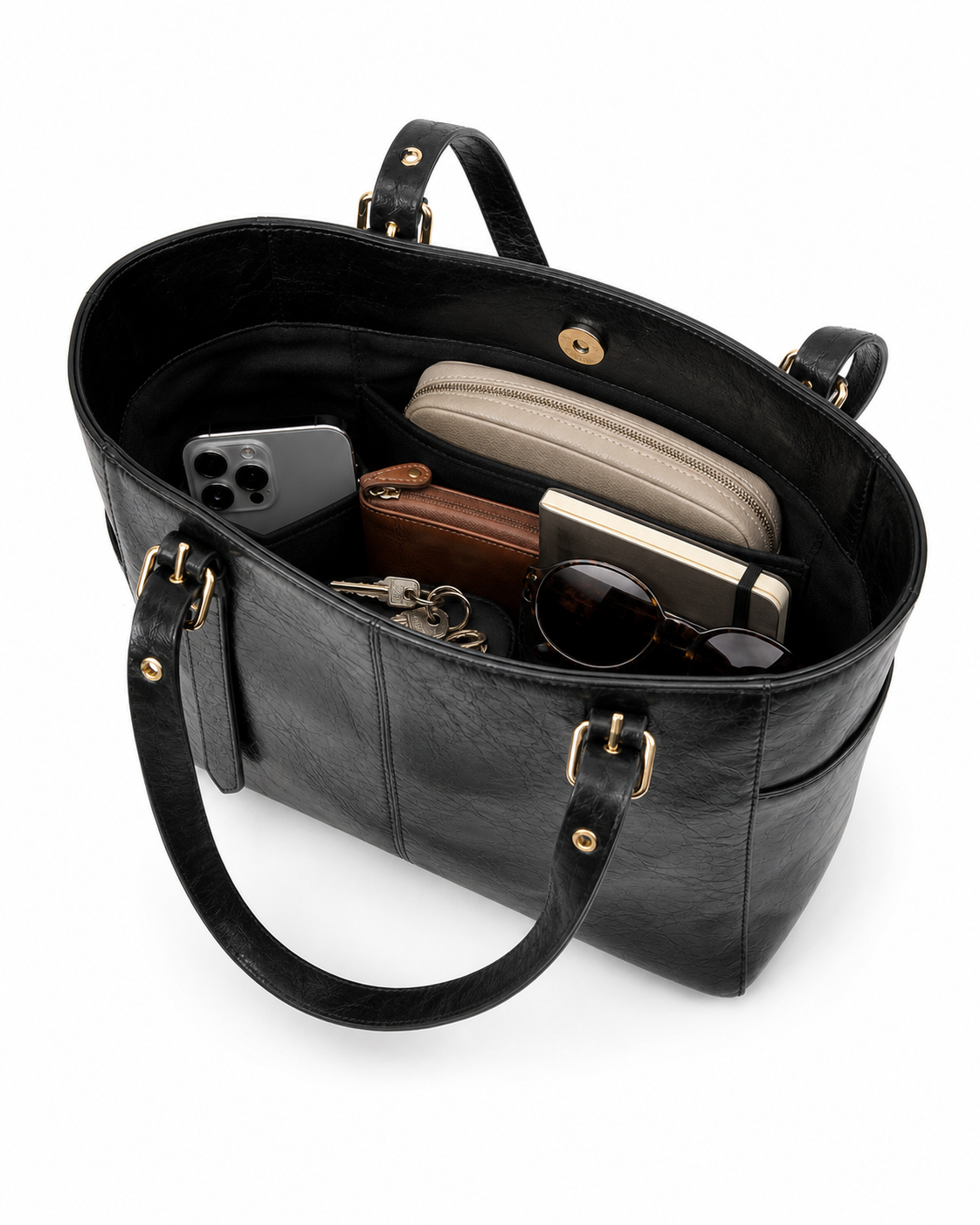 Stockwell Vegan Leather Tote Bag