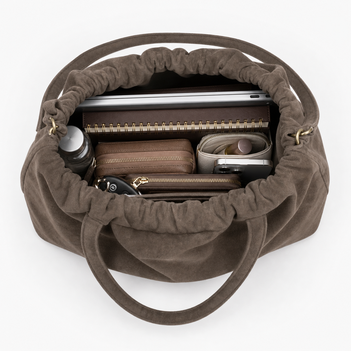 Finchley Faux Suede Shoulder Bag