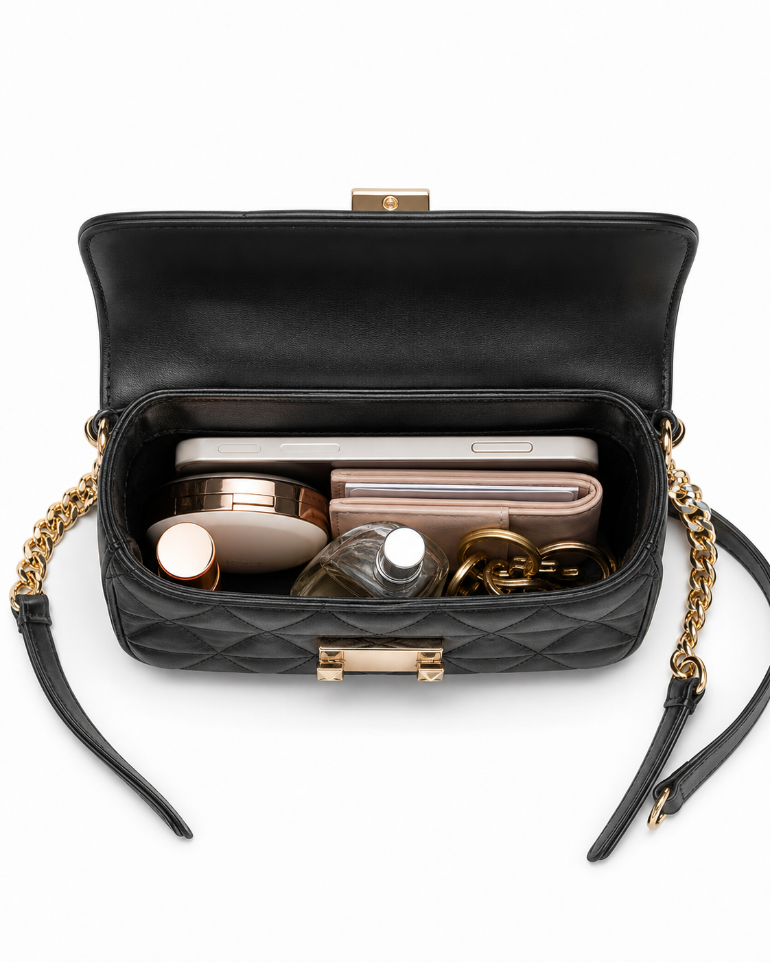 Fitzrovia Vegan Leather Flap Crossbody Bag