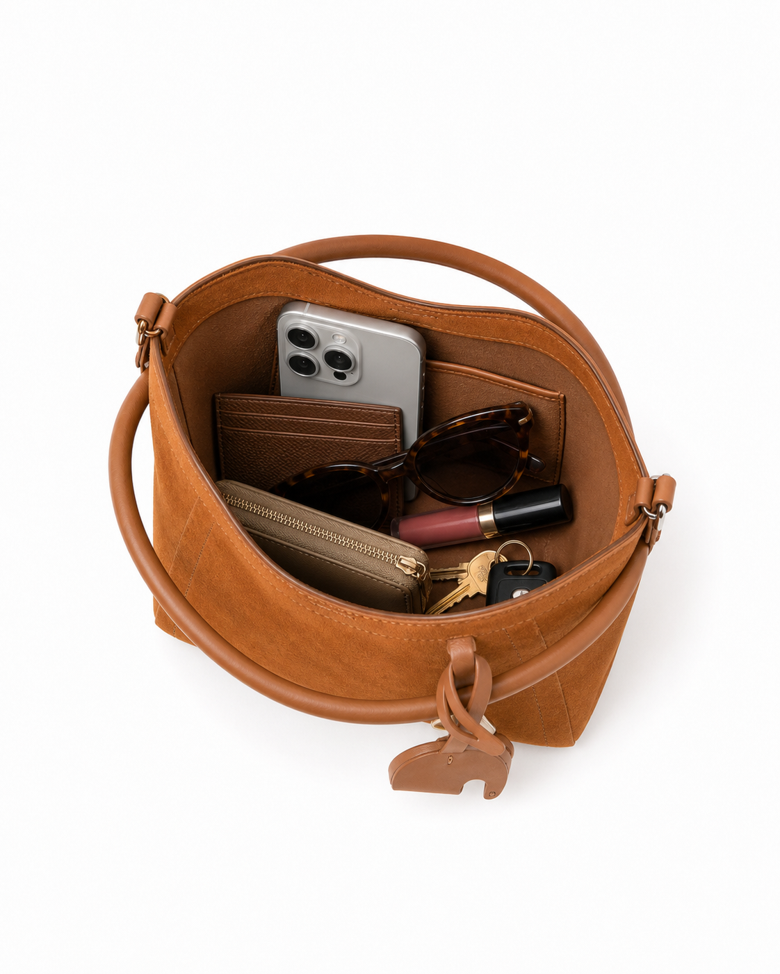 Kennington Suede Shoulder Bag