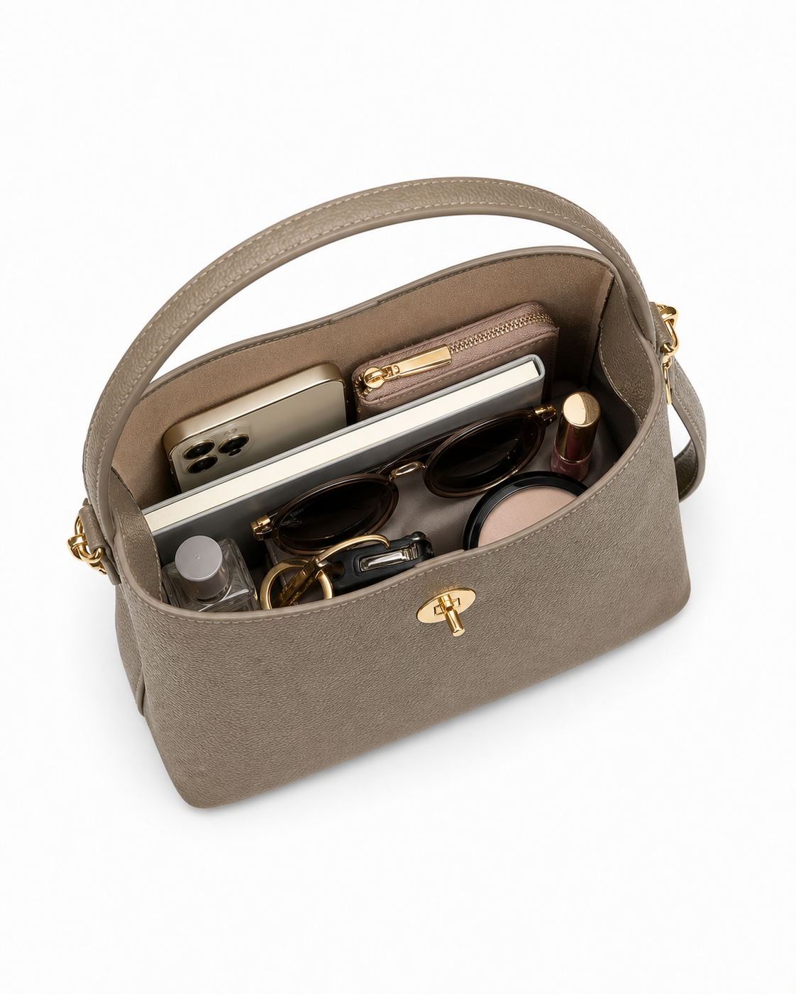 Balham Vegan Leather Bucket Bag