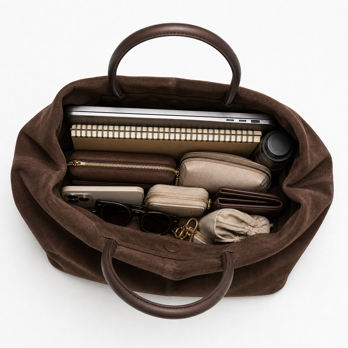 Islington Suede Tote Bag