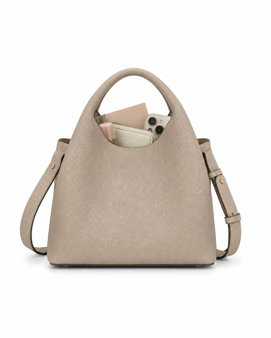 Tooting Genuine Leather Bucket Bag