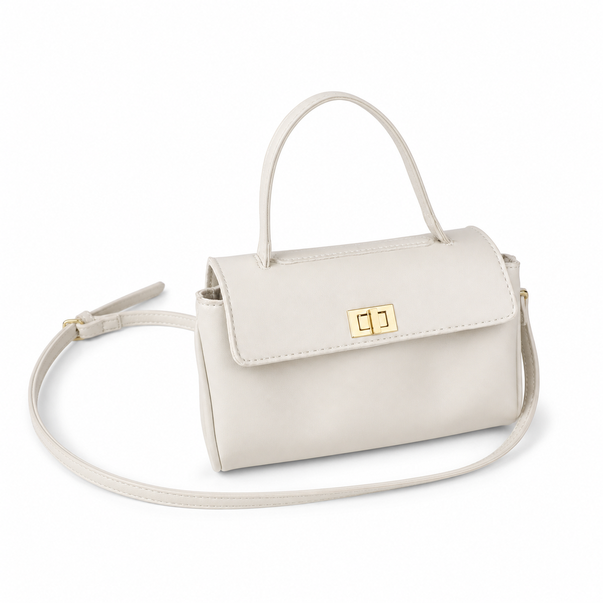 Hanover Vegan Leather Crossbody Bag - angle-1
