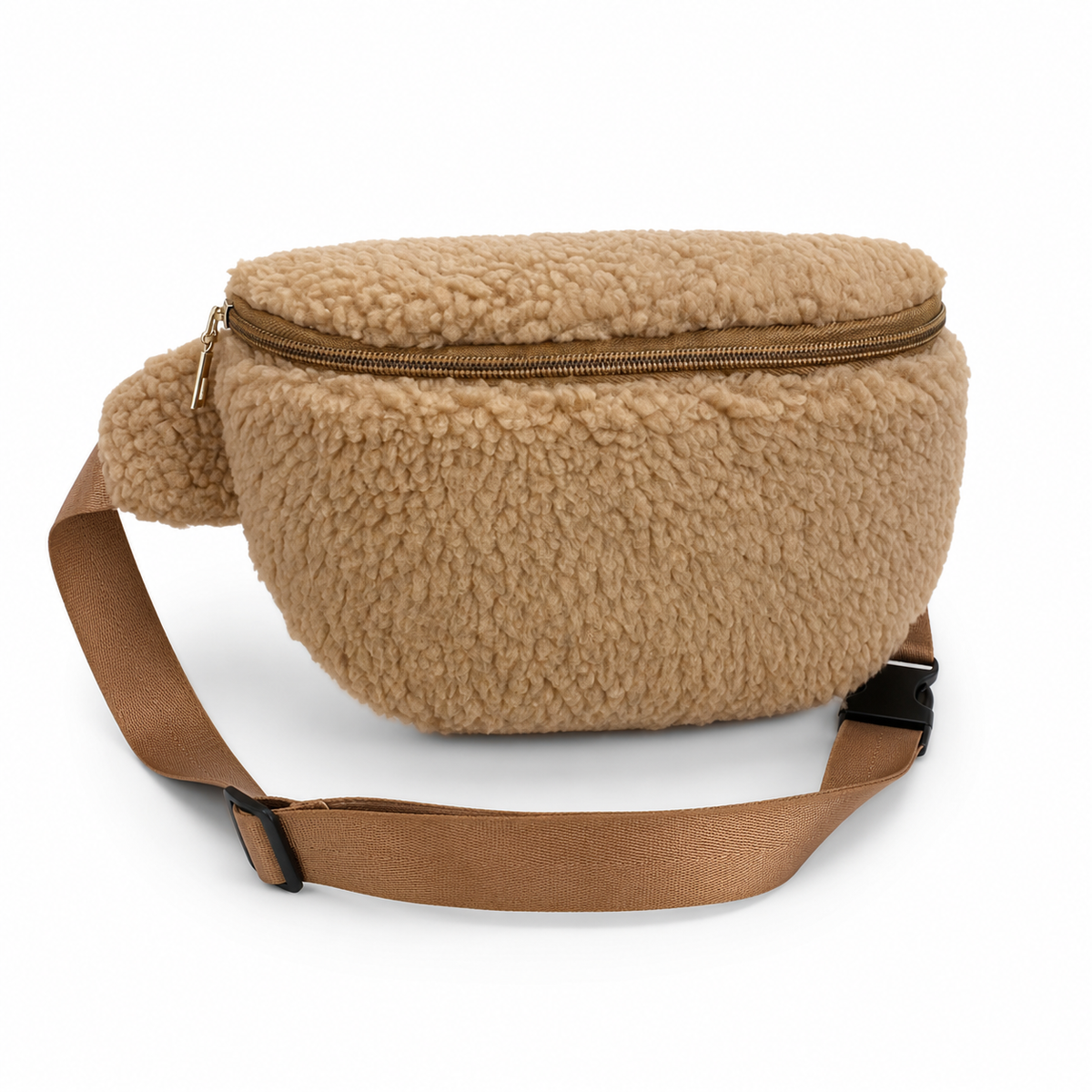 Keston Vegan Leather Crossbody Bag - khaki