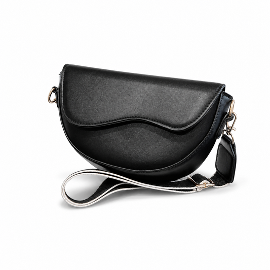 Warlingham Vegan Leather Hobo Bag - black